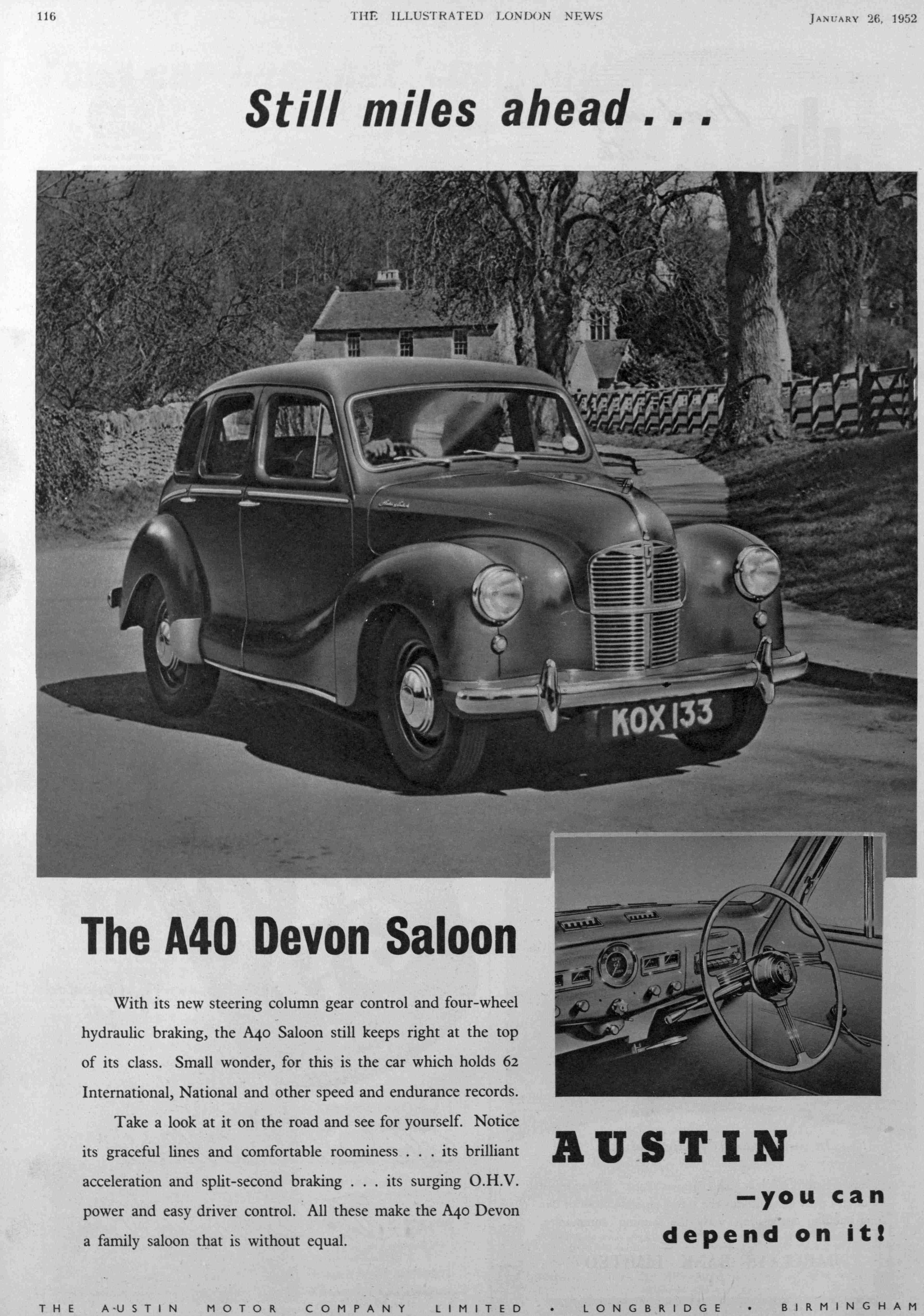 jan 26 A40 car ad